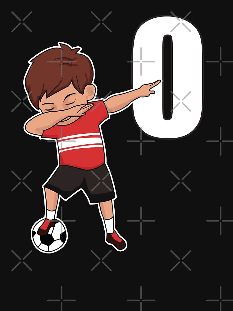 Awesome Soccer Player Number 0 Soccer Athlete Athletic Sports Team by VollLaser