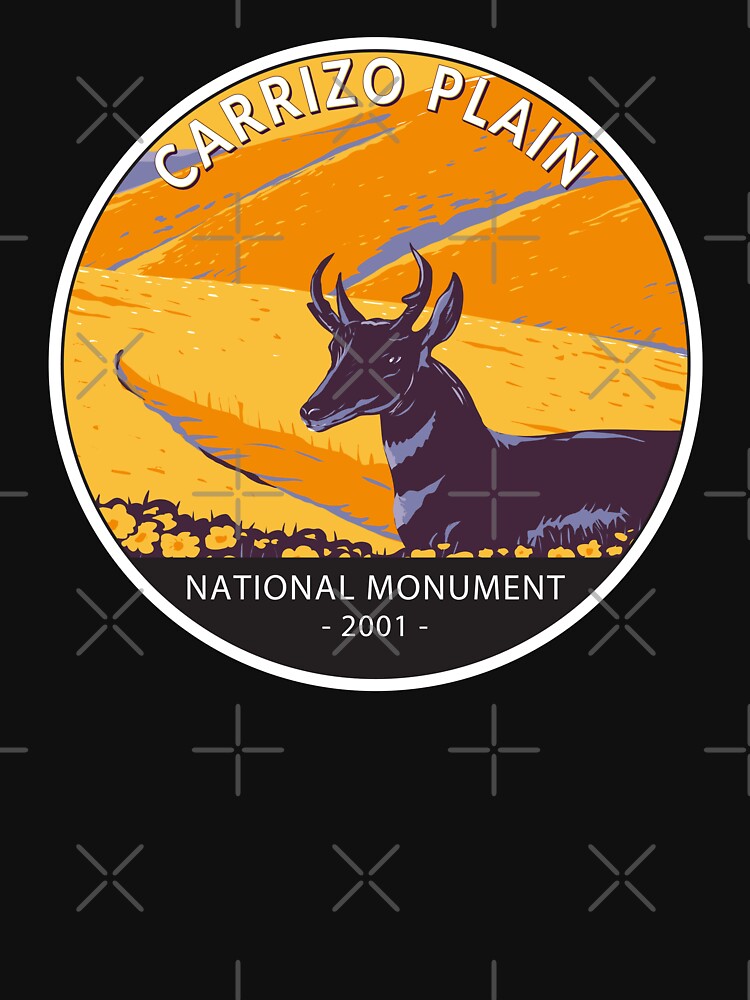 Carrizo Plain National Monument California Circle by KrisSidDesigns