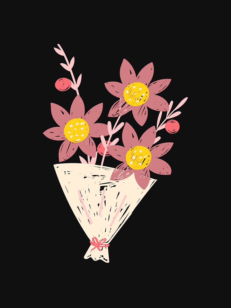 Cute Flower Bouquet Crayon by MinezJi15