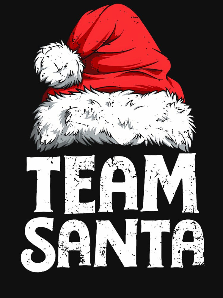 Team Santa Christmas Squad Family Matching Pajamas 	 	 Short Sleeve by fajlalorgief