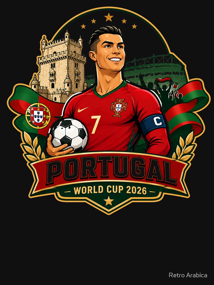 Portuguese Number 7 Football CrestPortuguese Number 7 Football Crest by Retro Arabica