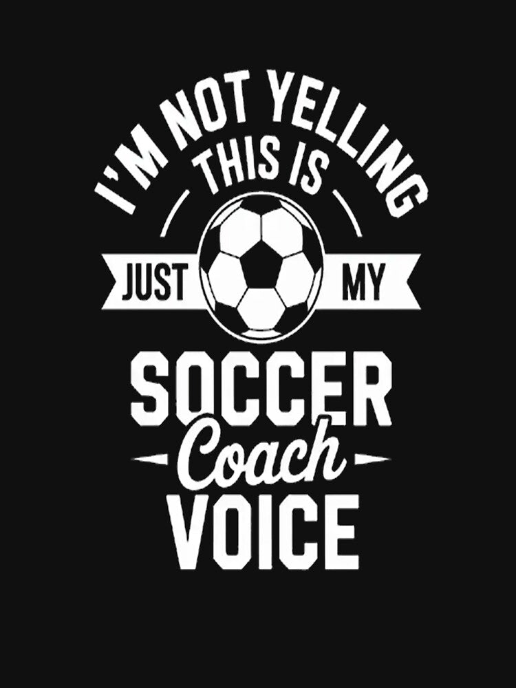Trainer Coaching Soccer Coach Mom Dad Voice by LacostCarl