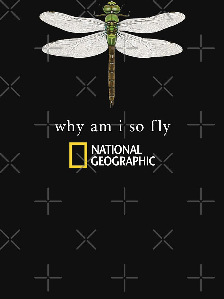Vintage National Geographic "Why Am I So Fly" by Vonravenn
