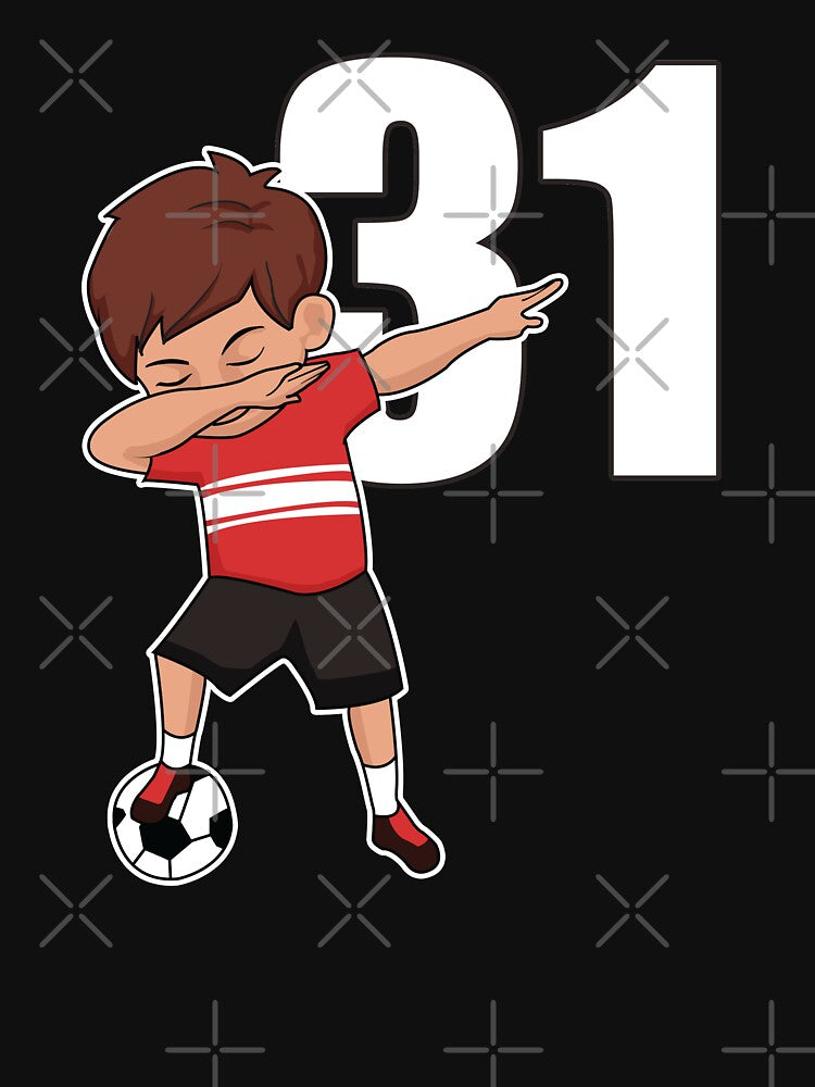 Awesome Soccer Player Number 31 Soccer Athlete Athletic Sports Team by VollLaser