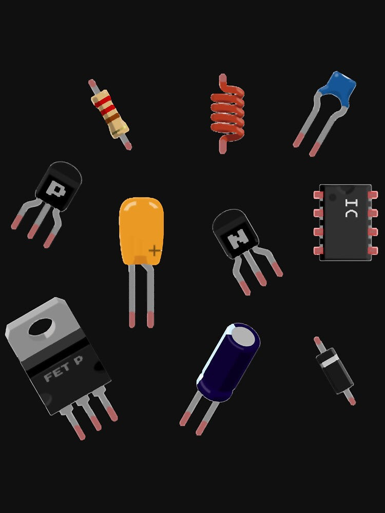 Basic Electronic Components by PheroKita