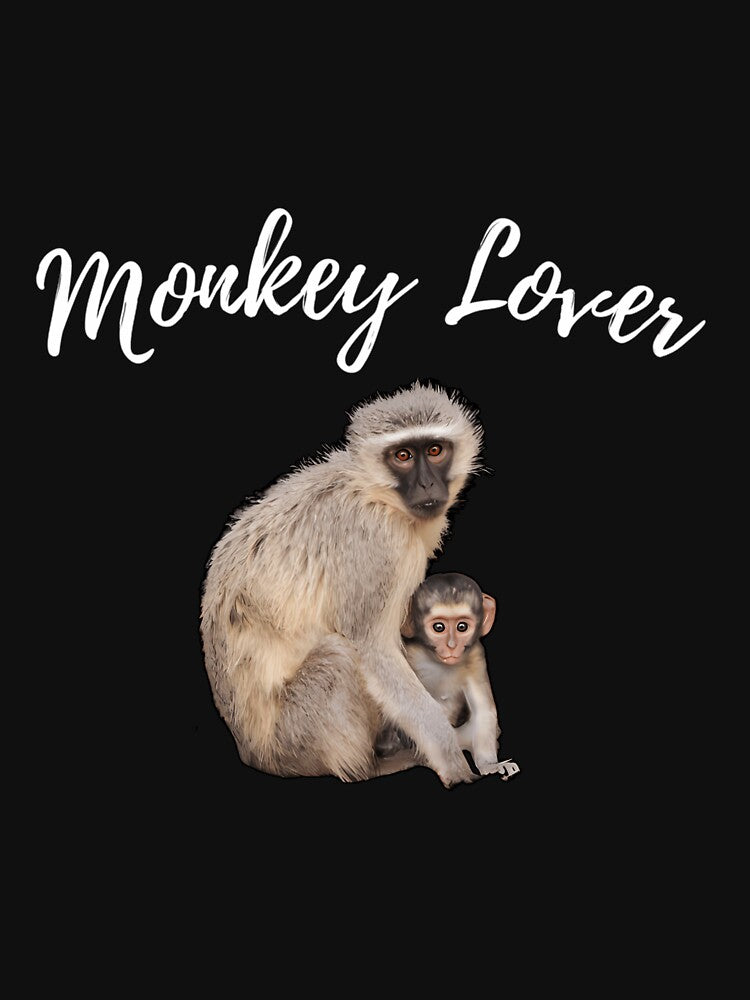Cute Mother And Baby Monkeys by RosemarLorenz