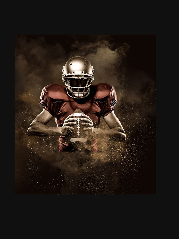 American Football watercolor Light Glitter by KlausBachmann