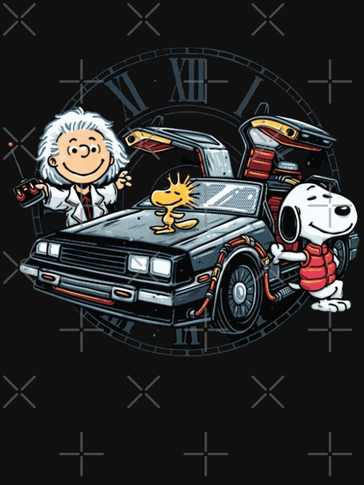 Back to the Future Time Travel Cartoon Parody Car by rsenugfreakri