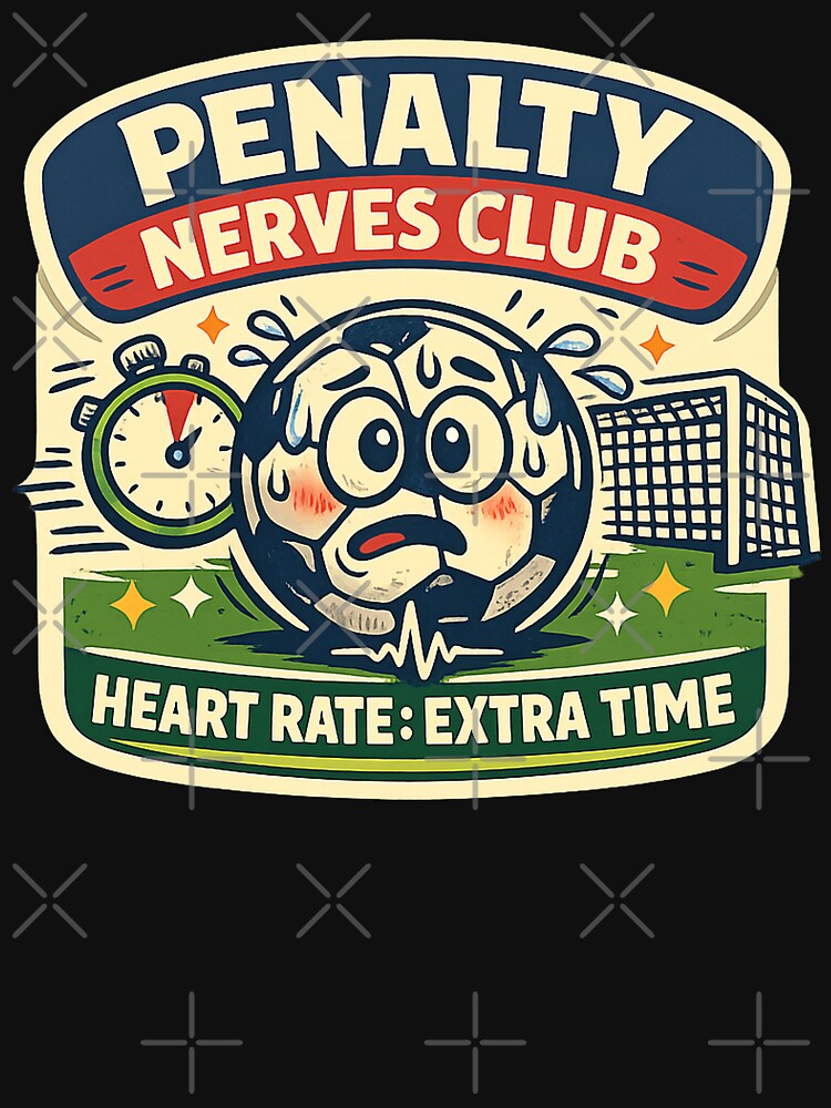 Penalty Nerves Club Heart Rate Extra Time by Concrete Coffee Studio
