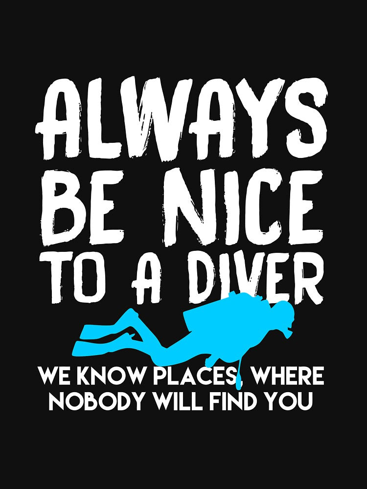 Funny Scuba Diving Long Sleeve Shirt For Divers by zerniakcor