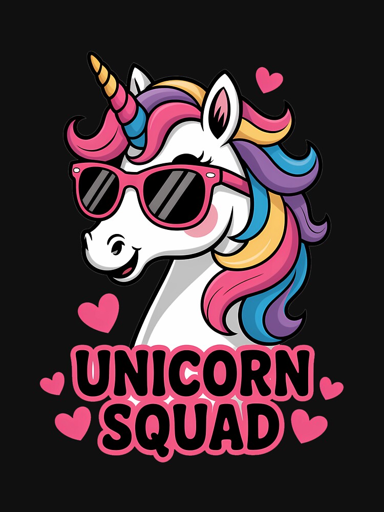 Unicorn Squad - Graceful Unicorn with leopard Bandana by IdunayaStore