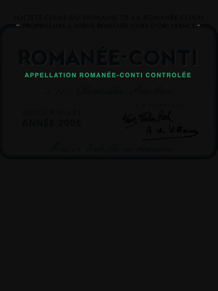 Domaine Romanée-Conti Label Classic T-Shirt.png by AmberSled