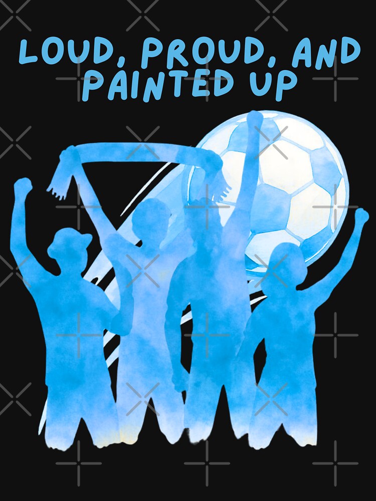 Loud Proud and Painted Up Soccer Football by SpartanDStore