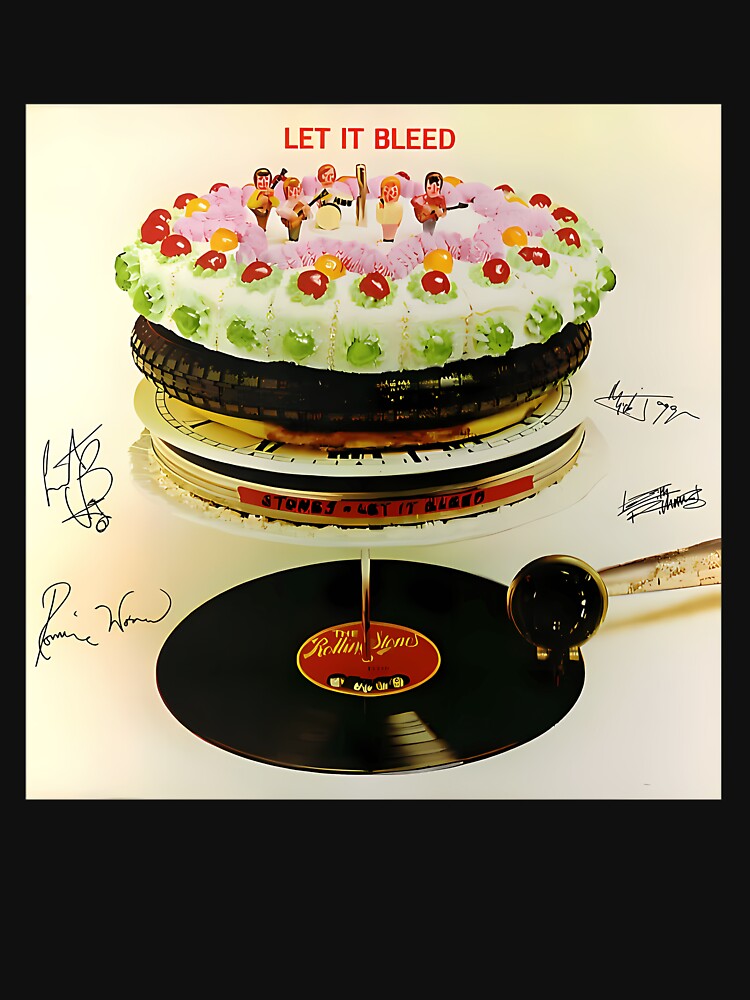 Let It Bleed Album Birthday Cake by DRAWER PRO