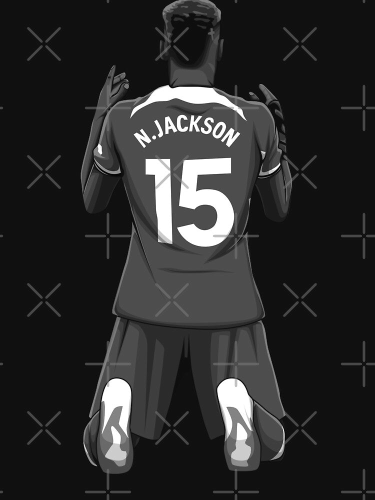 Nicolas Jackson Black and White Version by Aldduardo