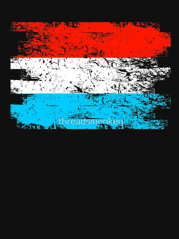 Luxembourg Gift Country Flag Patriotic Travel Shirt Europe Light by threadsmonkey