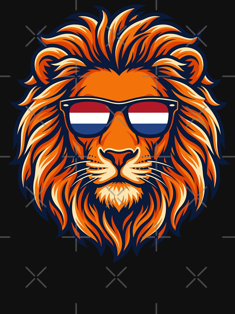 Netherlands Lion Dutch Flag by EverkindInk