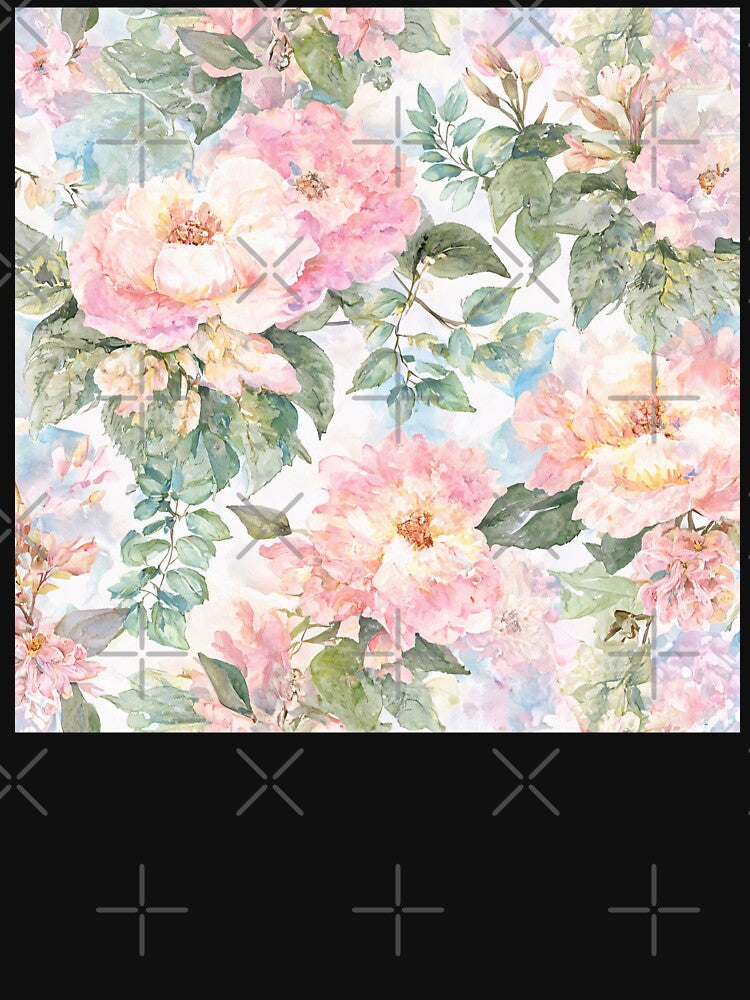 Soft Watercolor Vinatge Floral Pattern by SeamPix