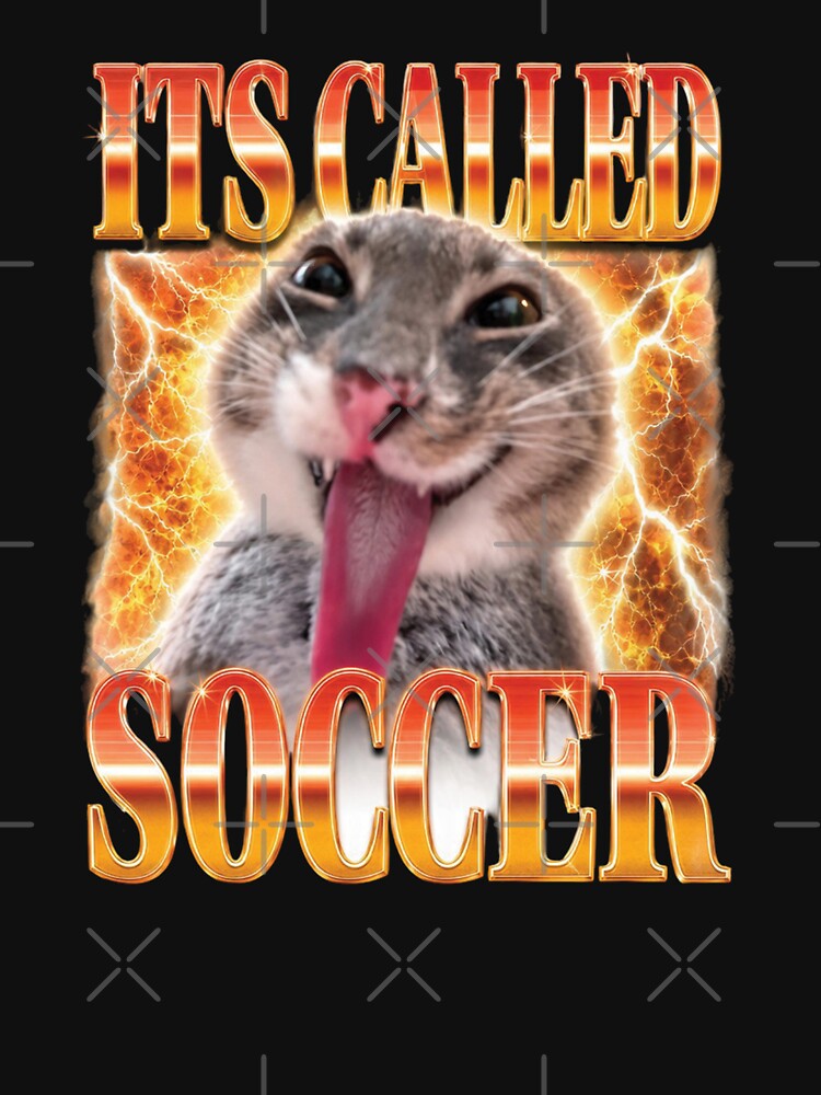 Soccer USA World Cup 2026 Funny Cat Meme by darkdotsdesigns
