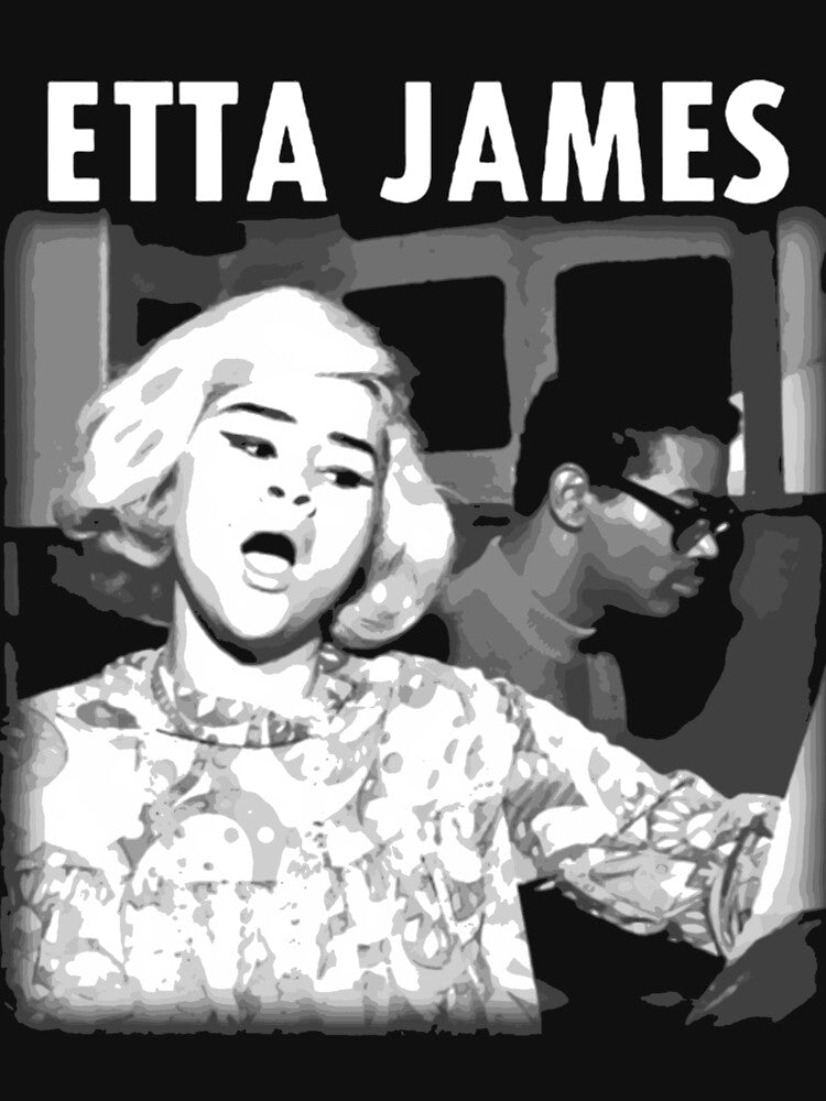 Soft Sleeve Etta James Soul Portrait For Music Fans Gift For Concert Lovers by JeanMason51