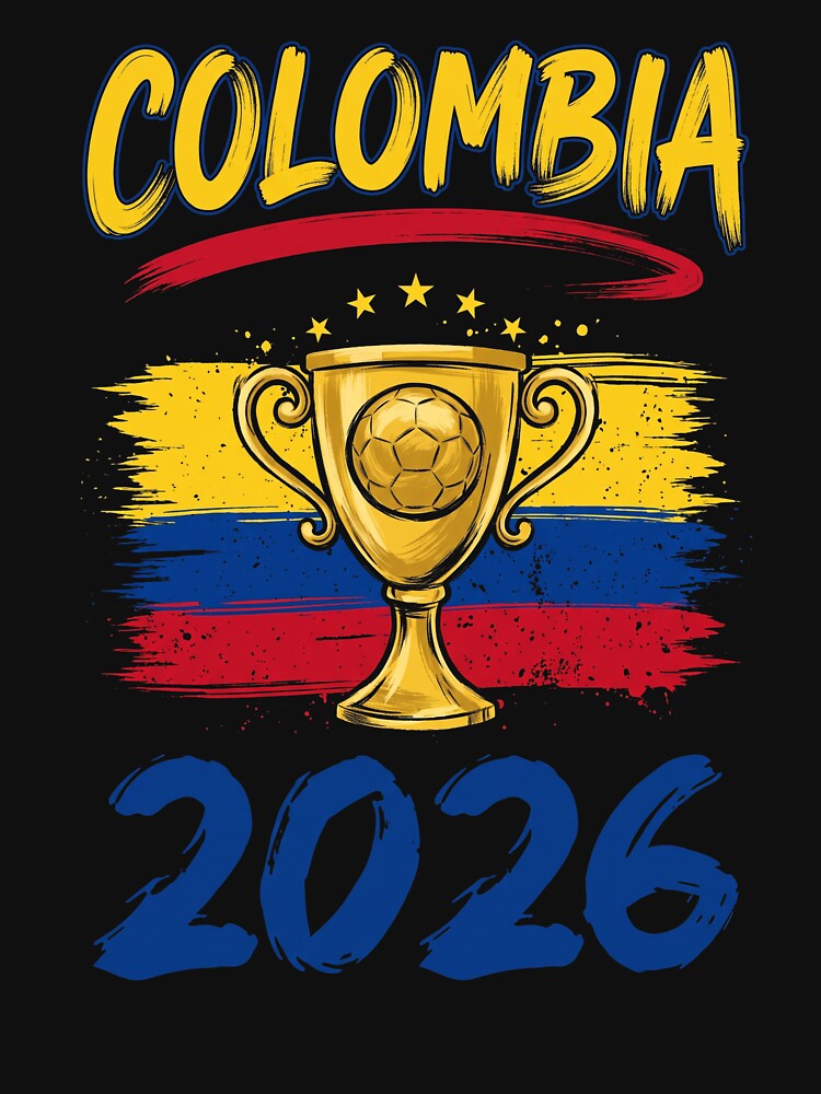 Colombia 2026 World Cup Soccer Fan Supporter National Team by SofenArt