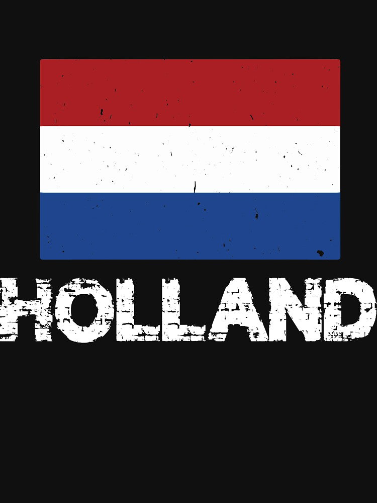 Holland Flag T-Shirt for Men and Women by AllStarMerch