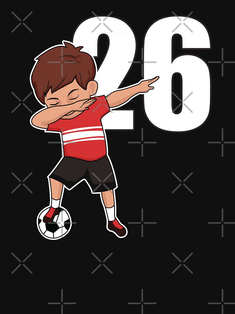 Awesome Soccer Player Number 26 Soccer Athlete Athletic Sports Team by VollLaser