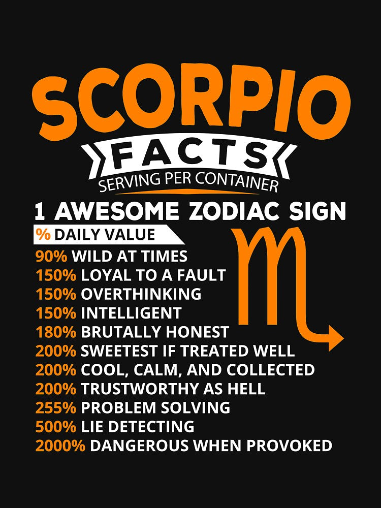 Funny Scorpio Birthday Long Sleeve Shirt Astrology Gift by isalvatore