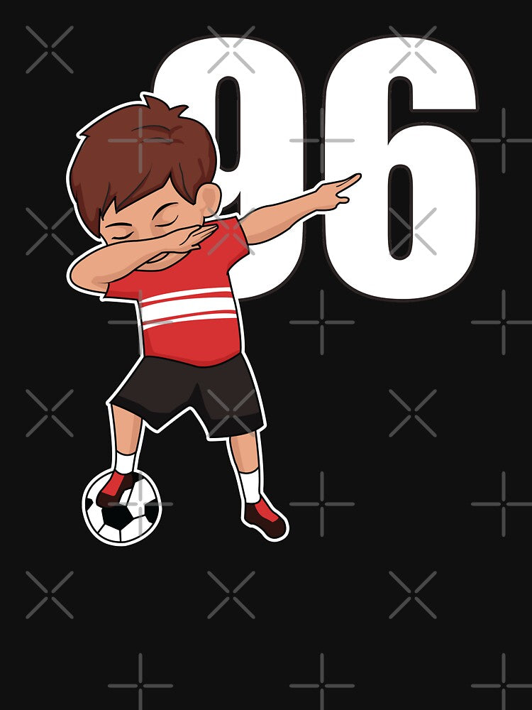 Awesome Soccer Player Number 96 Soccer Athlete Athletic Sports Team by VollLaser