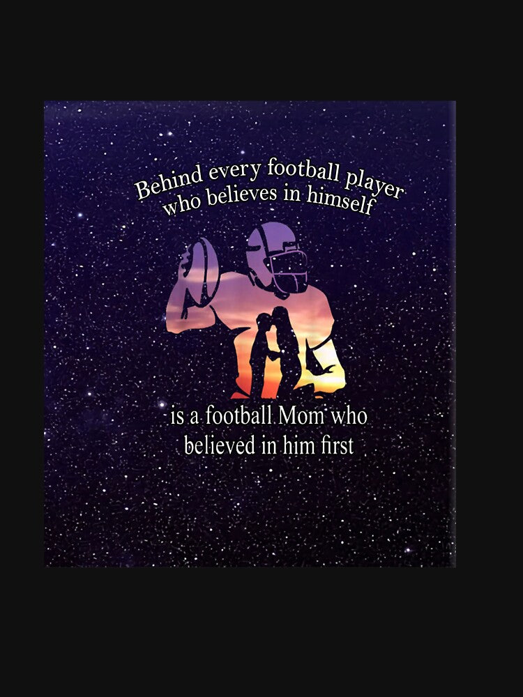 Behind Every Football Player Light Glitter by KlausBachmann