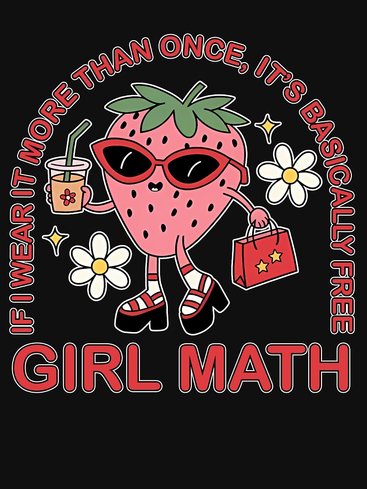 Wear More Than Once It’s Free Girl Math Retro by jackedmone