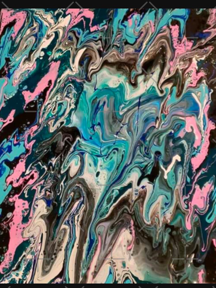 Cotton Candy Acrylic Pour by BlackLotusHM