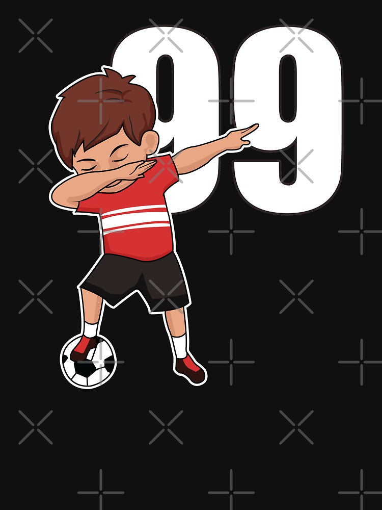 Awesome Soccer Player Number 99 Soccer Athlete Athletic Sports Team by VollLaser
