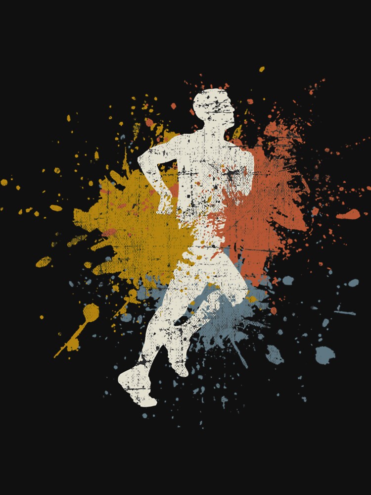 Running Marathon Runners Vintage Long Sleeve T-Shirt by monica45je