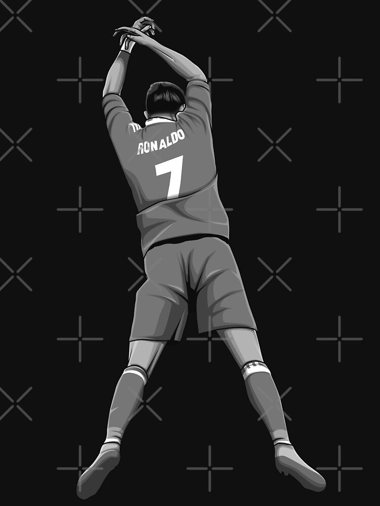 Cristiano Ronaldo Black and White Version by Aldduardo