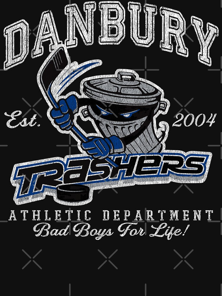 Danbury Trashers Ice Hockey Vintage by Alema Art