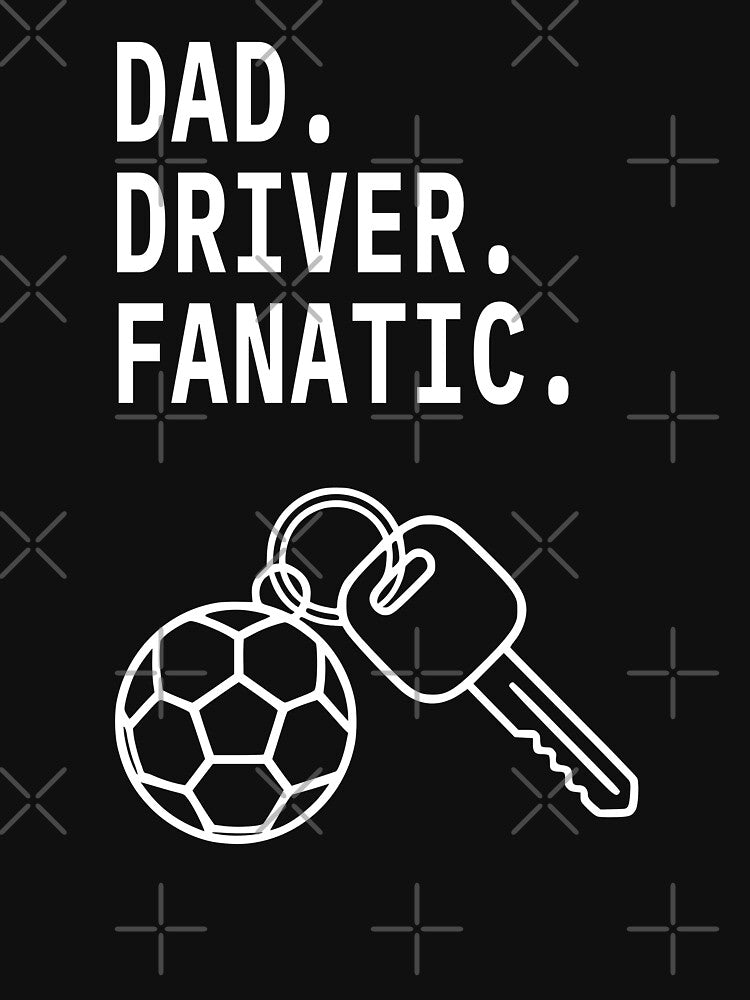 Dad Driver Fanatic Soccer Dad Minimalist Design by AnnSign