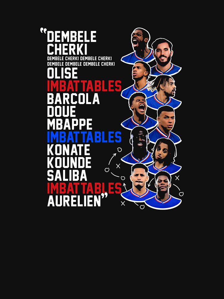 Imbattables - France World Cup 2026 Song T-Shirt_89799294 by KTY-NUSS