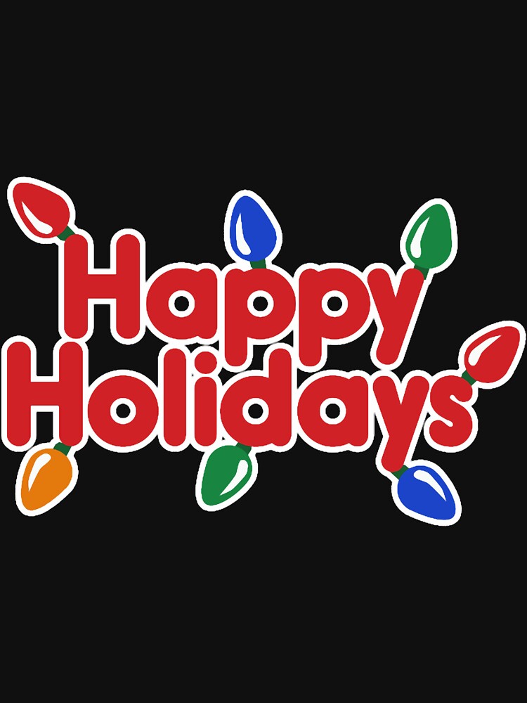 Happy Holidays Oversized by Easonseay