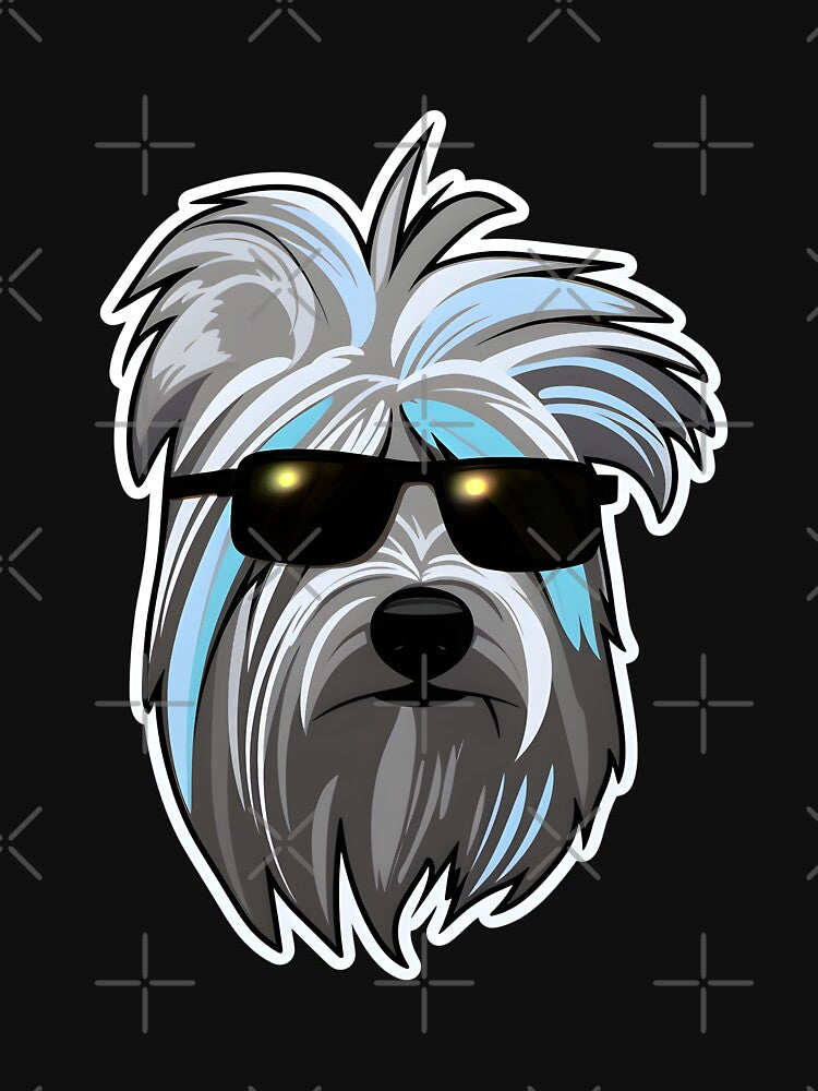 Silly Glasses Soft-coated Wheaten Terrier by CUTEDOGGIEZ