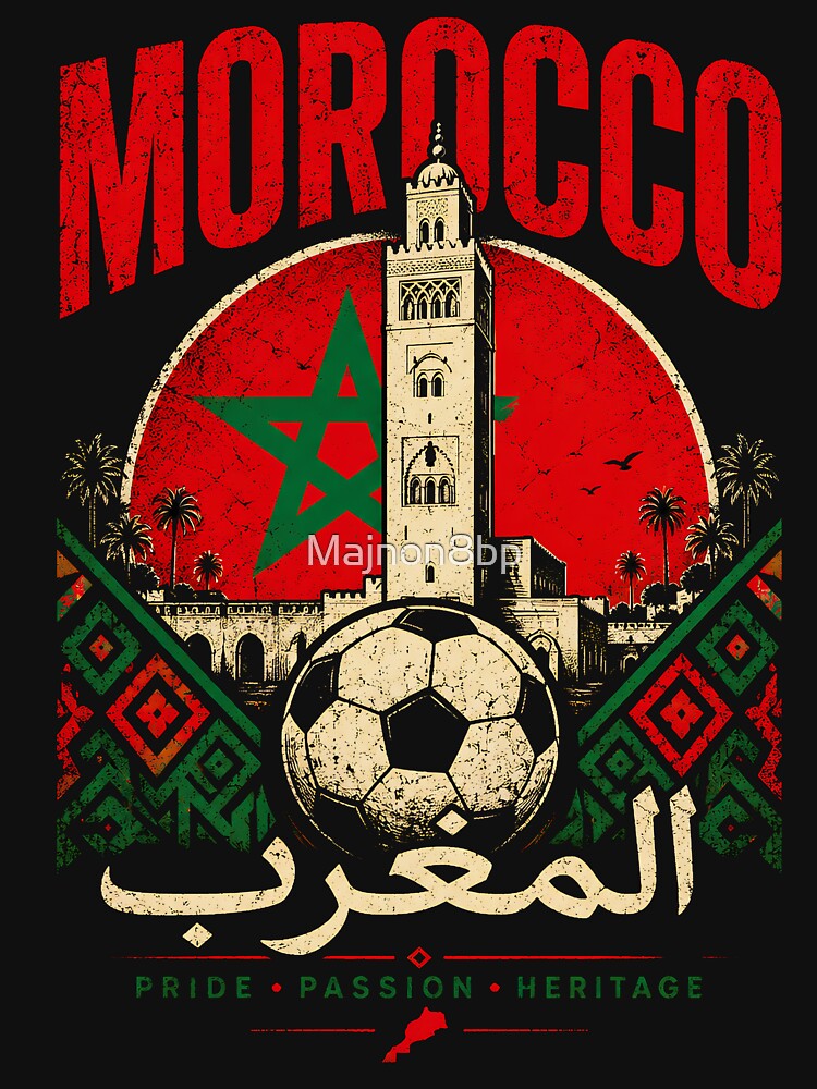 Morocco Football | Moroccan Fan Pride by Majnon8bp