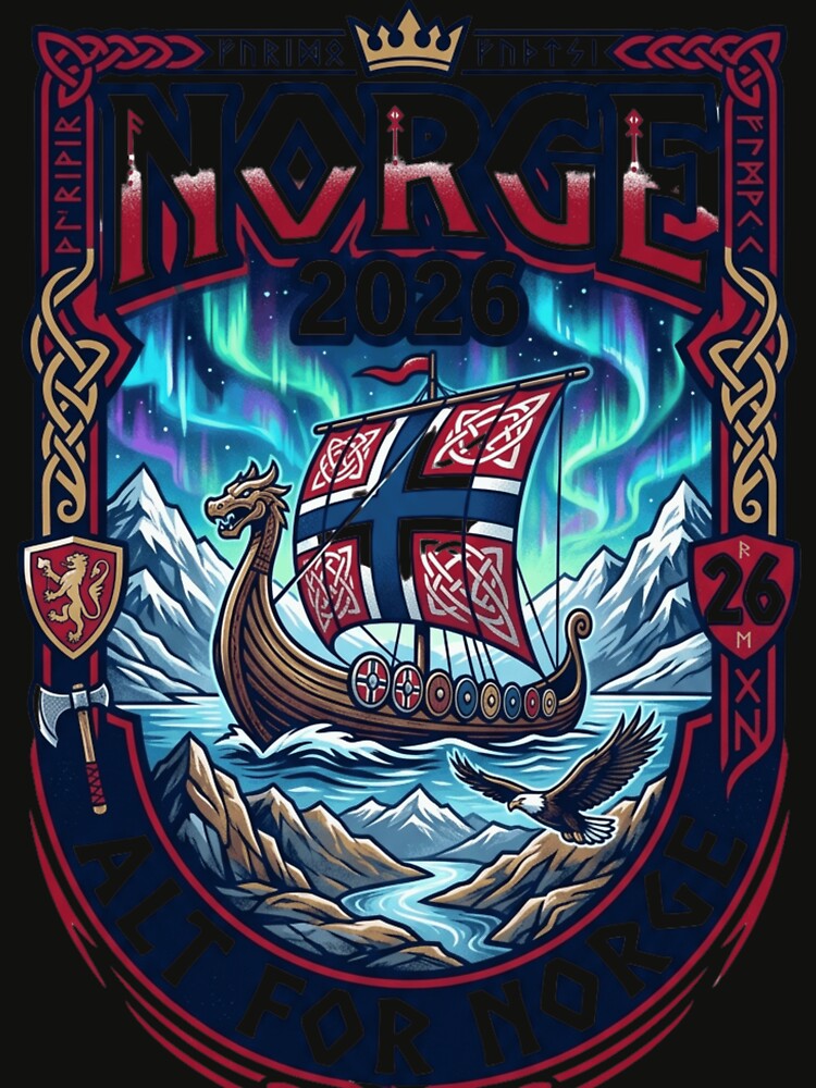 Norway Viking Ship by Ink & Co