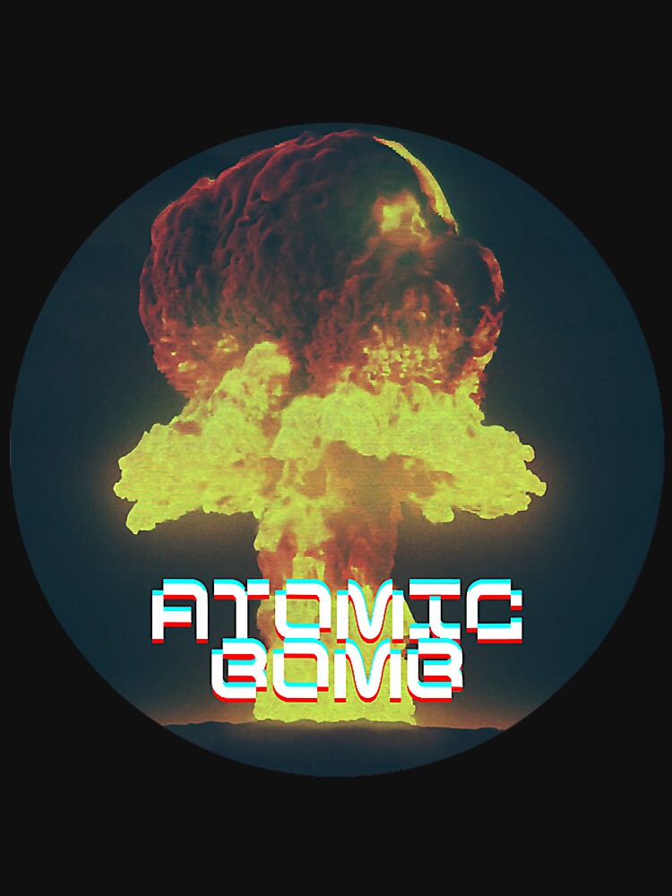 Retro Atomic Bomb Graphic Unisex by MoseniJikasu