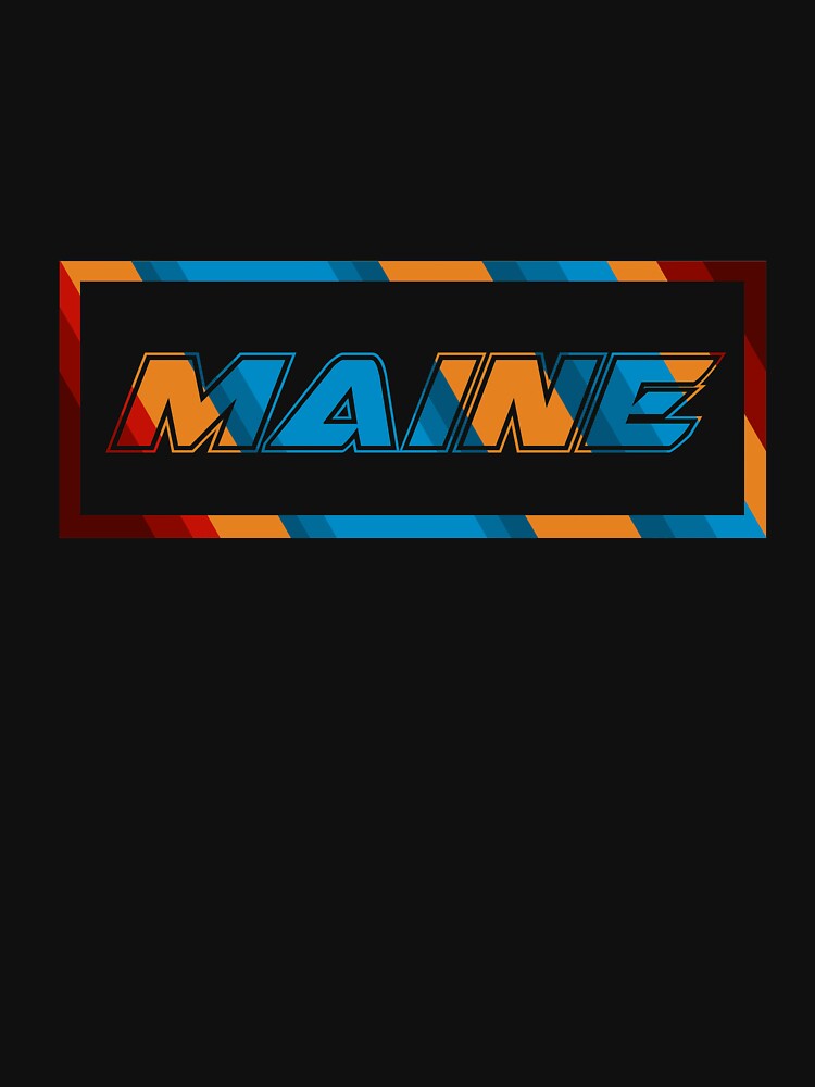 Maine T-Shirt for Men and Women by AllStarMerch