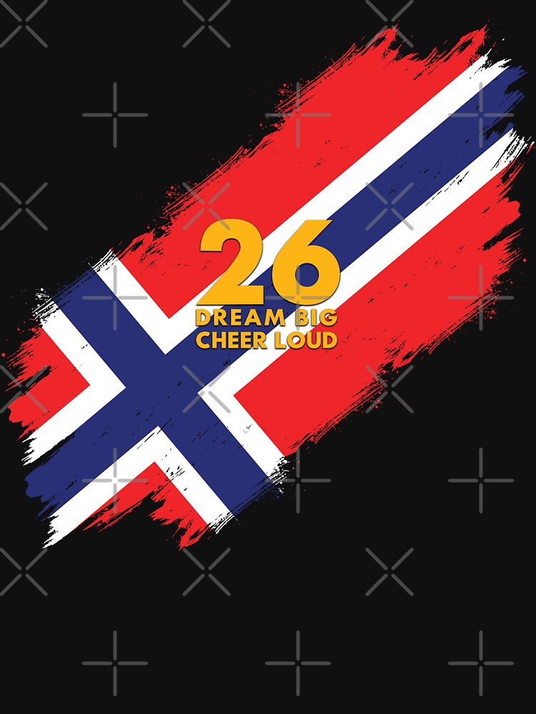 Norway Football 2026 Dream Big Cheer Loud by BananaPrint