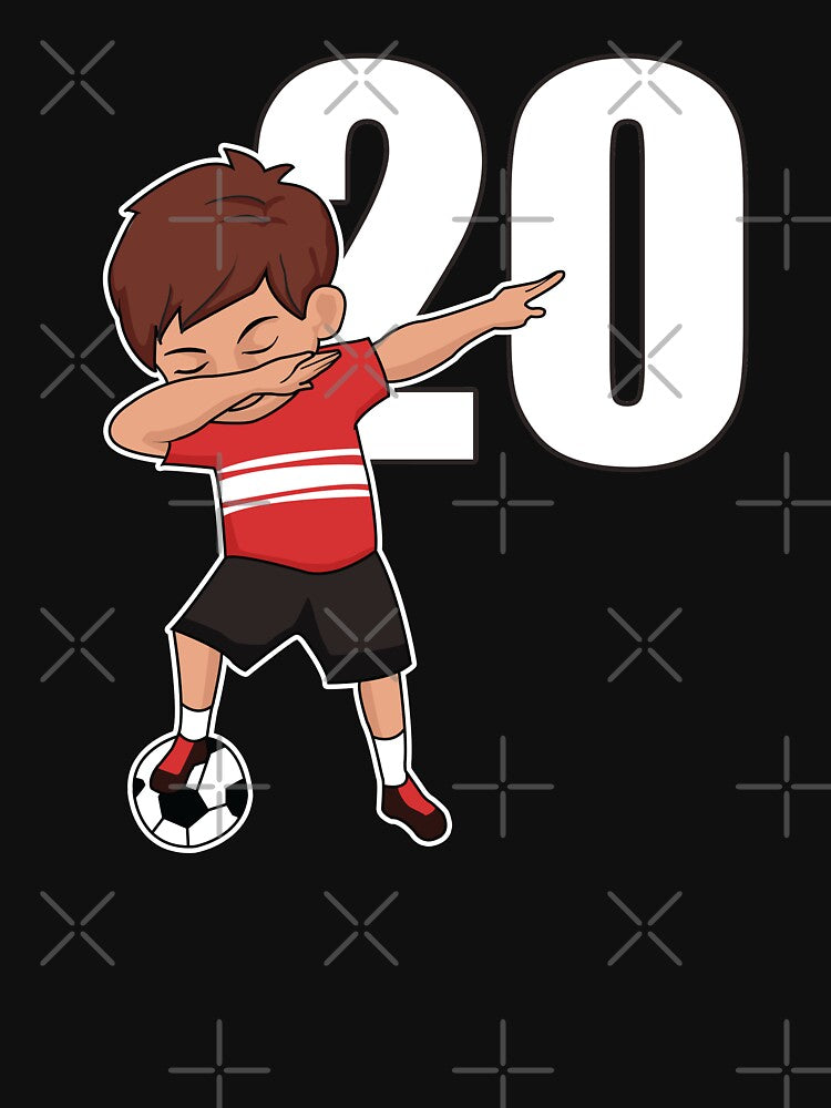 Awesome Soccer Player Number 20 Soccer Athlete Athletic Sports Team by VollLaser