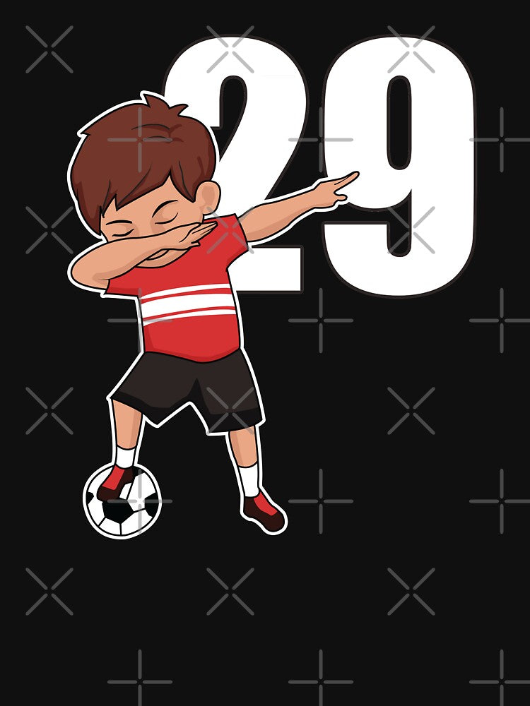 Awesome Soccer Player Number 29 Soccer Athlete Athletic Sports Team by VollLaser