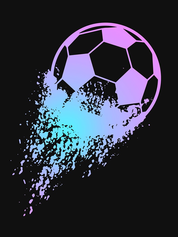 Cool Soccer Ball Watercolor Gift For Player Women Mom Teen Girls Soccer Lover by sheamgjirij