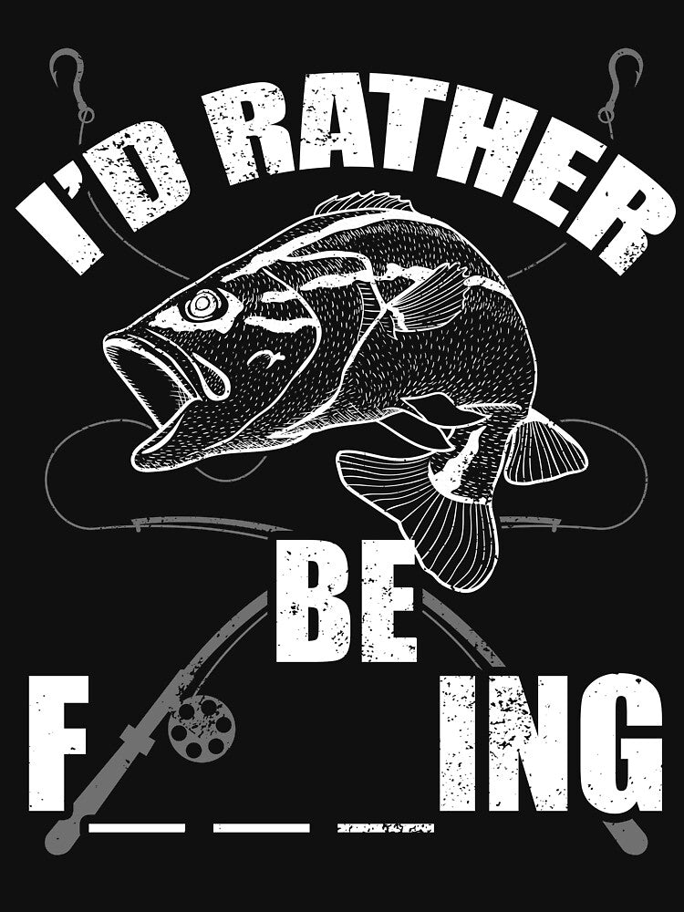 Id Rather Be Fishing T-Shirt by AllStarMerch
