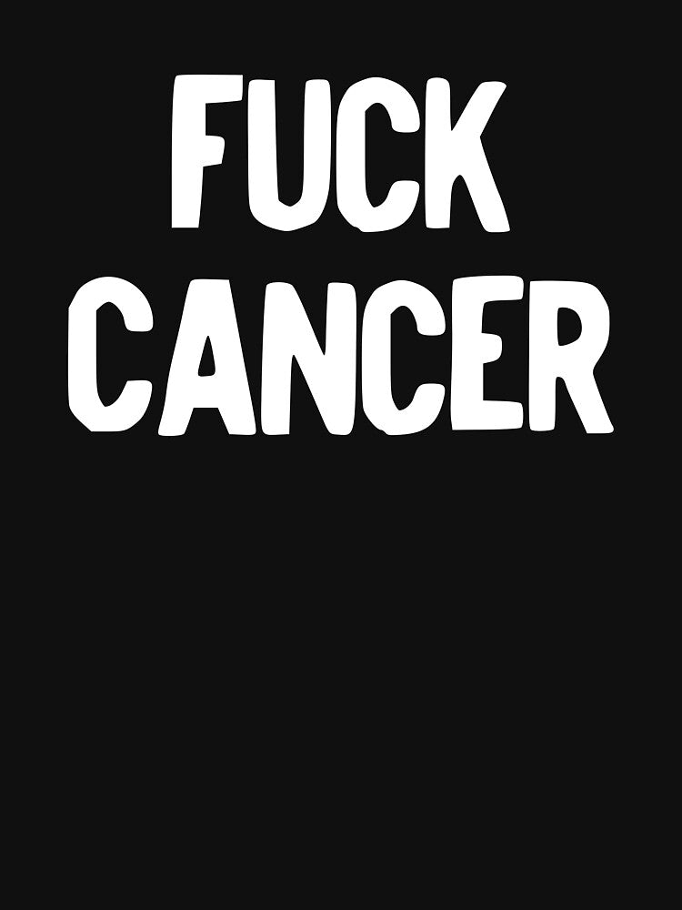 Fuck Cancer graphic Cancer Research Awareness print by NoveltyMerch